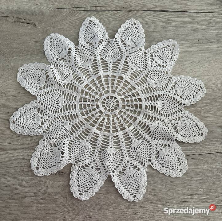 Serweta szydełko rękodzieło śr 50 Łódź