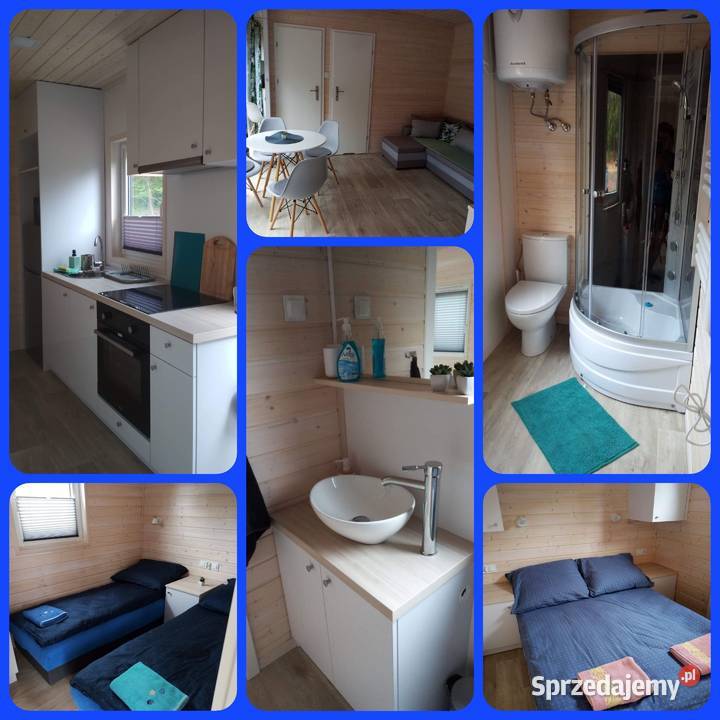 Domki drewniane rzeka kajaki Bory tucholskie Czarna Woda