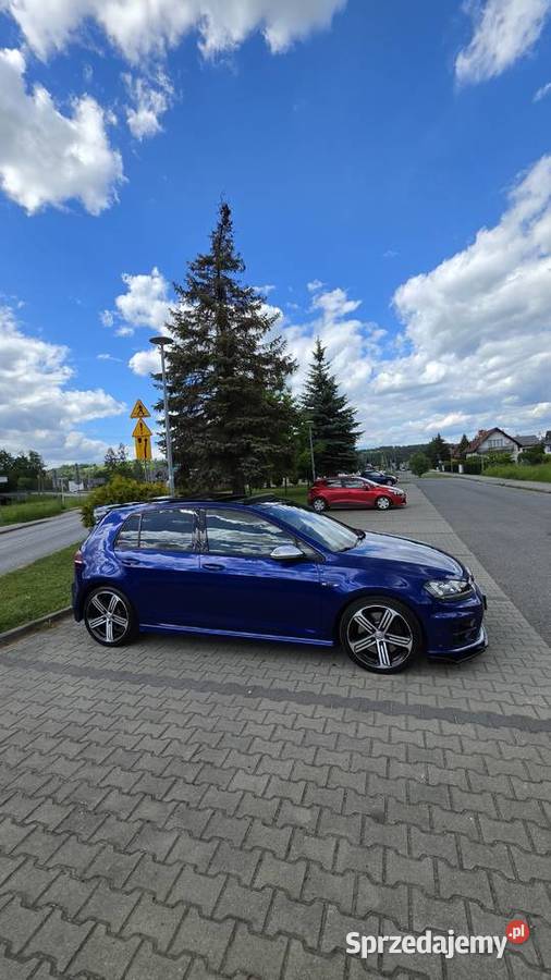 VW Golf 7R 2015 Salon 100 Seria Panorama Maxton elektrycznie ustawiane fotele Myślenice