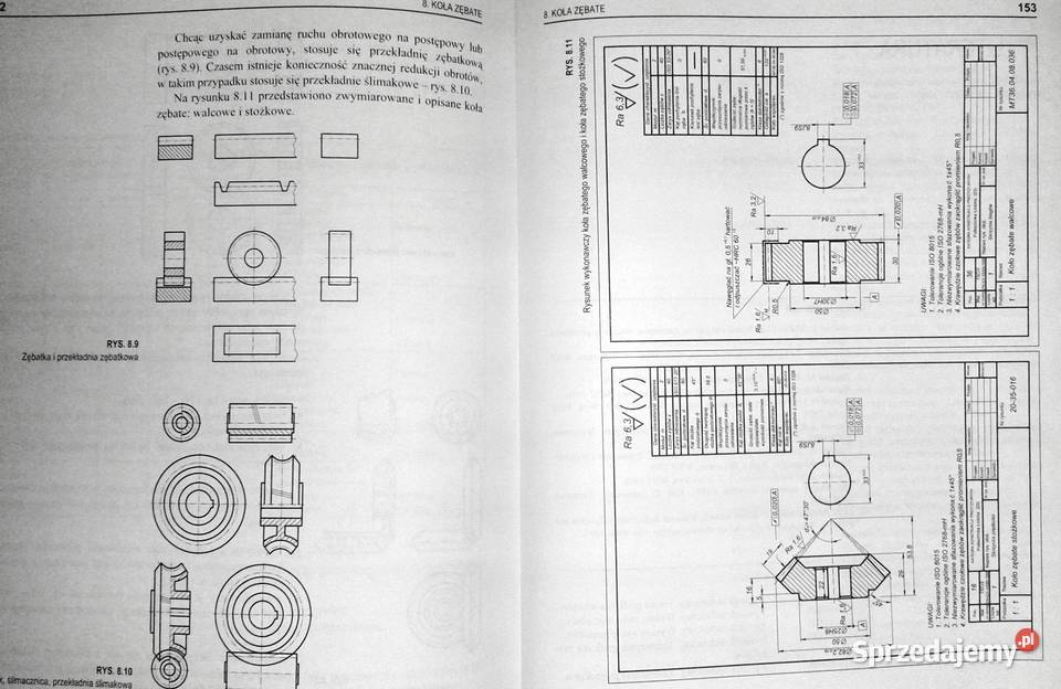 Podstawy rysunku technicznego Jan Burcan lubelskie Chełm sprzedam