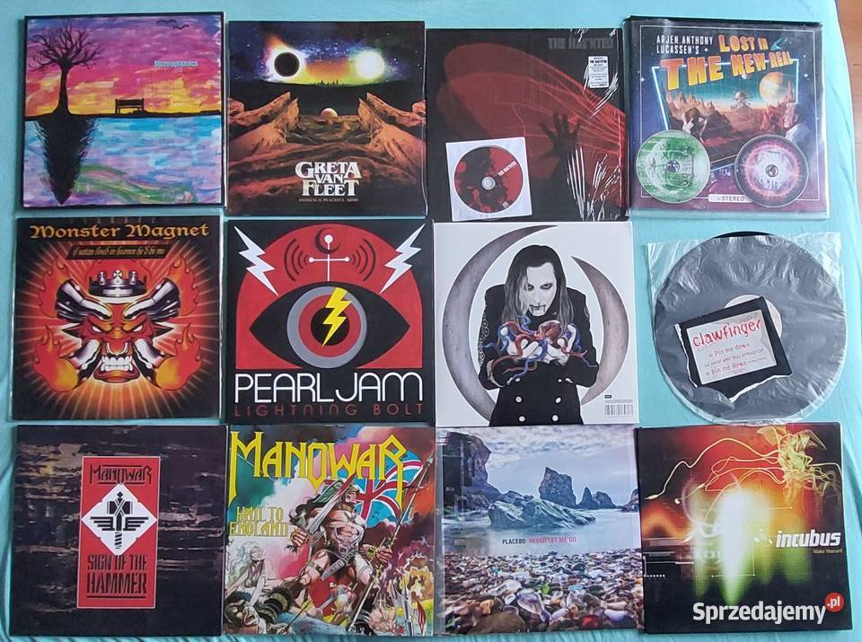 Płyty winylowe rock metal pop Metallica Hendrix rock Wiązów