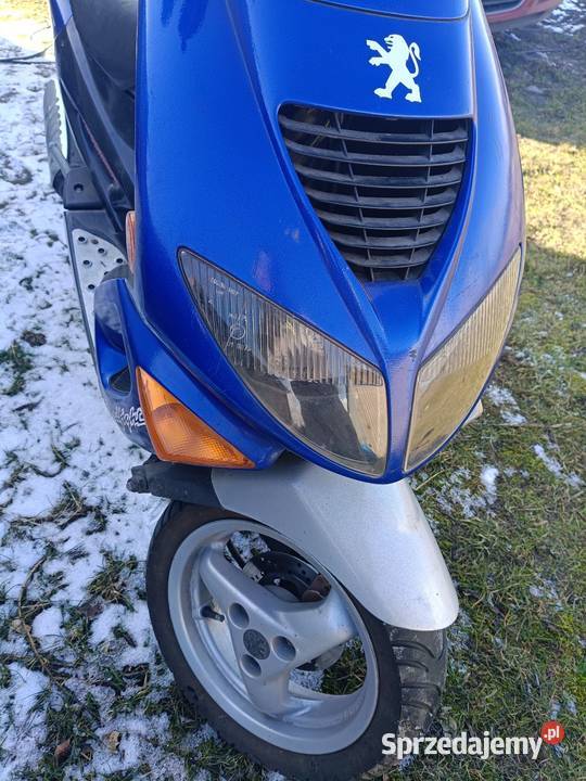 Skuter Peugeot 50 3 brak ubezpieczenia i uszkodzony sprzedam