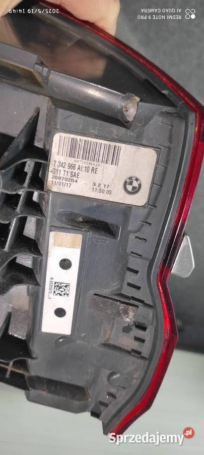 BMW 7 G11 G12 Lampy tył USA 2017 KOMPLET 7342966
