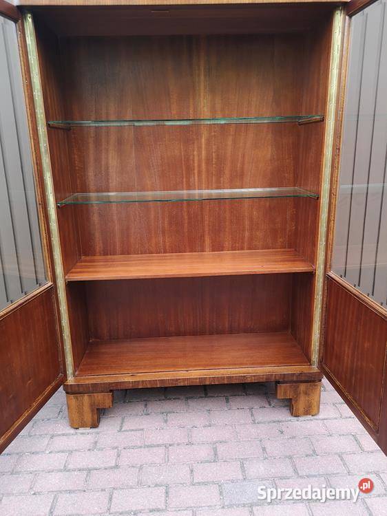 Witryna Biblioteka ARTDECO OrzechDąb Zgrabna Swarzędz