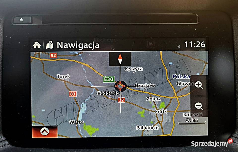 MAPA karta MAZDA KGSE66EZ1 2024 EUROPA 2 3 6 CX3 GPS i akcesoria Łódź