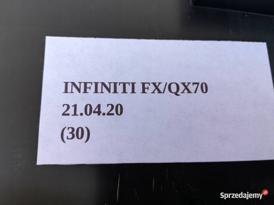 LICZNIK ZEGARY INFINITI QX70 FX35 FX37 FX50 wielkopolskie sprzedam