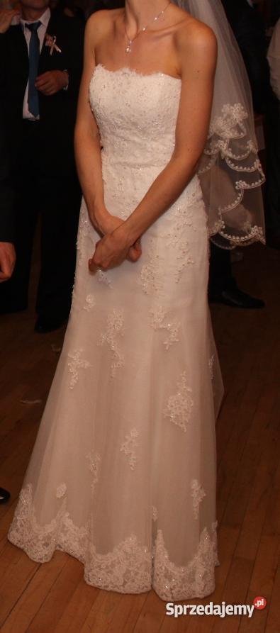 PRZEPIĘKNA SUKNIA ŚLUBNA Madonna Diane Legrand 3 Kraków