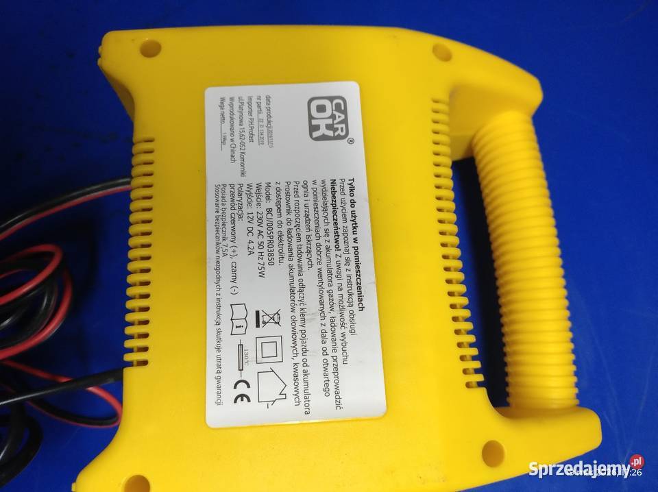 Prostownik ładowarka akumulatora 12v nowa