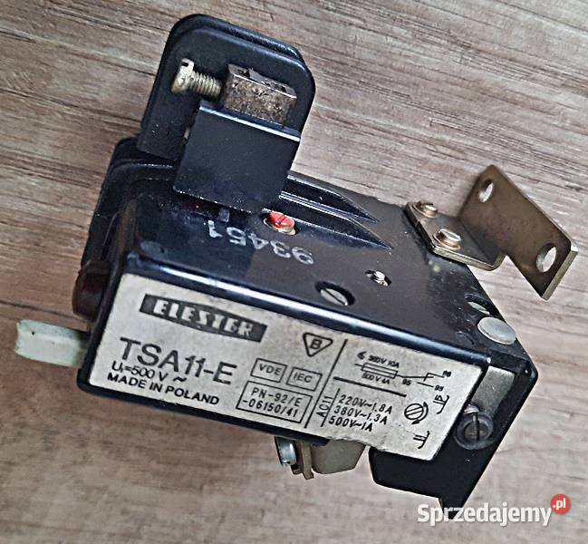 Przekaźnik termiczny TSA11E 10 A 18 A 220500 V Ostrów Wielkopolski