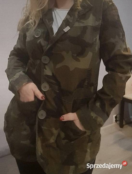 Kurtka marynarka żakiet damski moro 38M