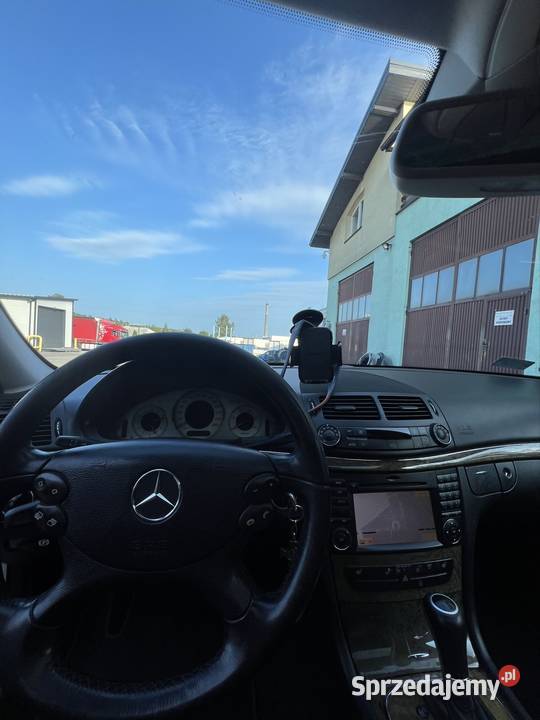 Mercedes W211 E320 CDI AVANTGARDE skórzana tapicerka łódzkie Tomaszów Mazowiecki
