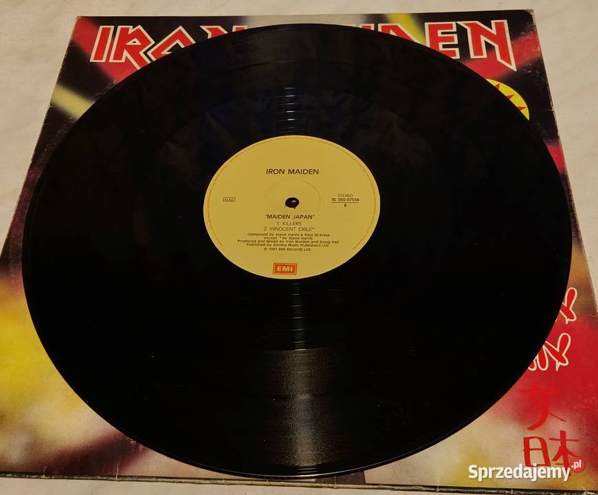 Iron Maiden Maiden Japan EP 1981 EMI Vinyl Kamienna Góra