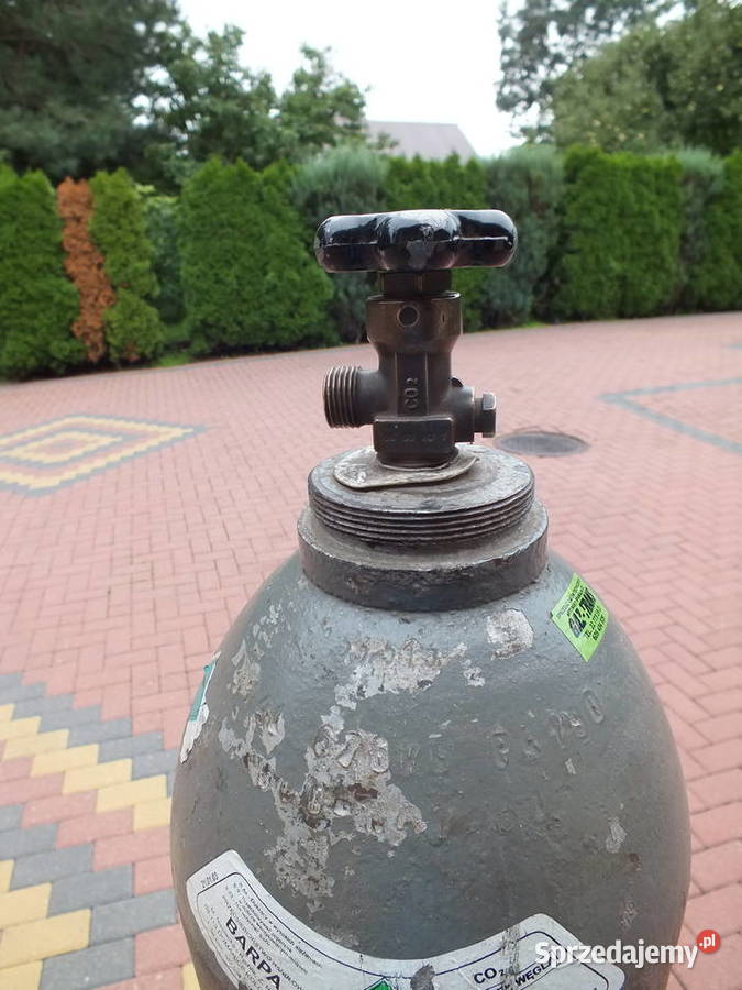 Butla na co2 duża 15 wysokości z zaworem