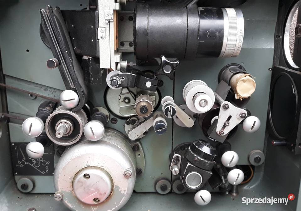 Stary projektor Zeiss TK35 kino objazdowe Tczew
