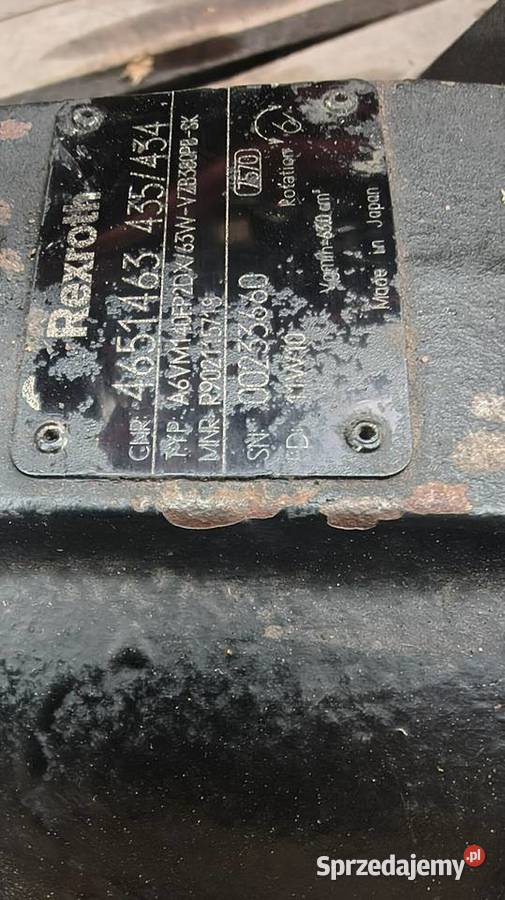 Pompa Jazdy Hydromotor Rexroth A6VM140EP2DX Staszów