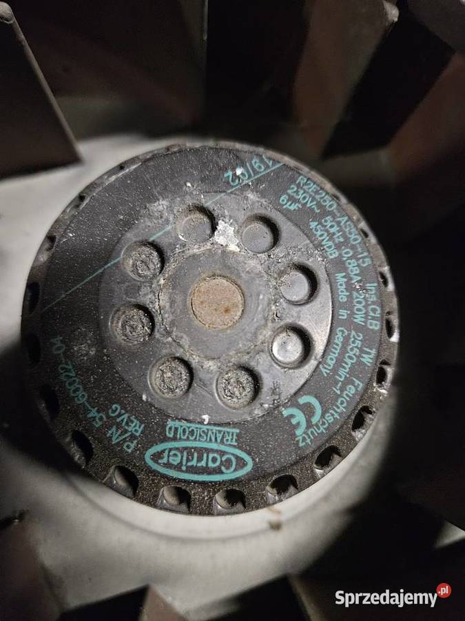 Wentylator turbina parownika agregatu Carrier Igołomia