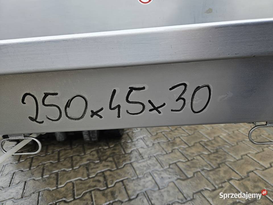 Zlew wiszący kolanowy 250x45x20 Krotoszyn