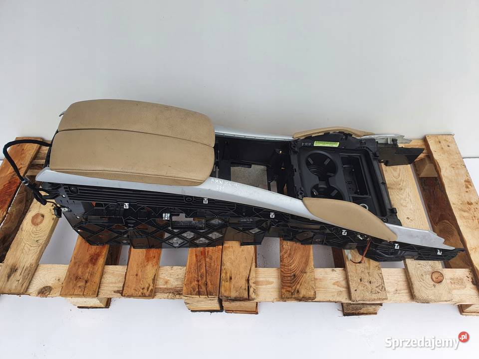 BMW X6 E71 PODŁOKIETNIK JASNY BEŻ BEŻOWY europa lubelskie Rudka