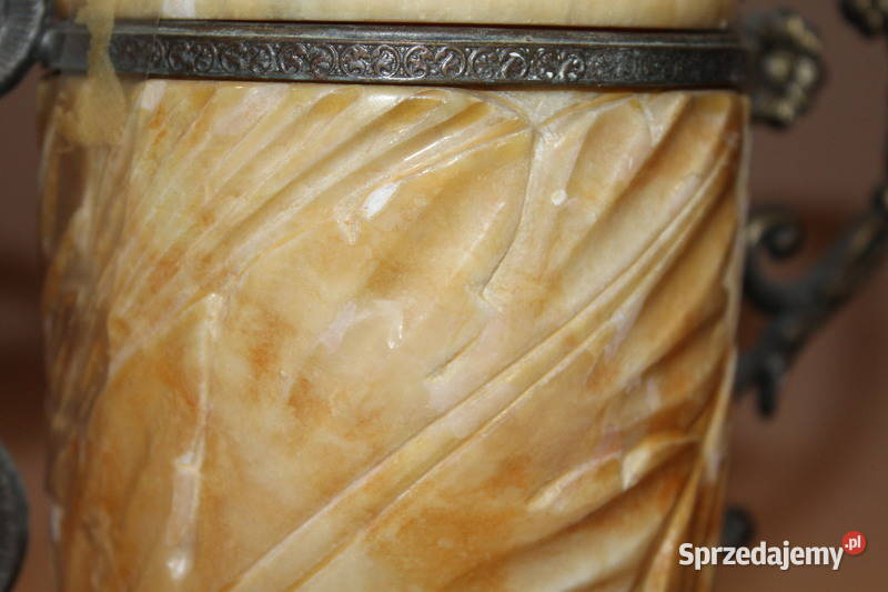 Włoski wazon z pokrywką alabaster 593 FiaF Szczecin