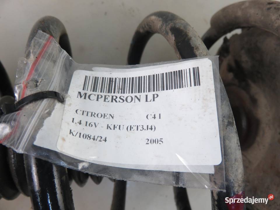 MCPERSON LEWY PRZEDNI CITROEN C4 I 14 16V 333739 osobowe