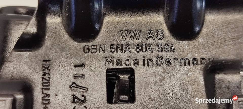 VW TIGUAN II ŚLIZG ZDERZAKA PRAWY PRZÓD osobowe Części montażowe dolnośląskie