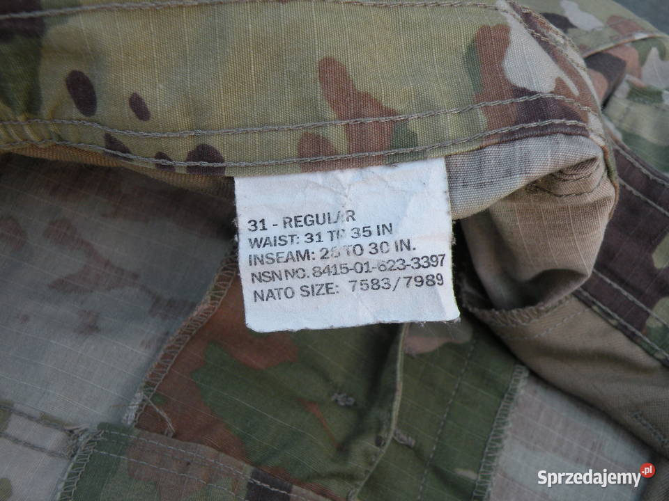 Spodnie ACU multicam OCP 31 regular FEMALE Wrocław