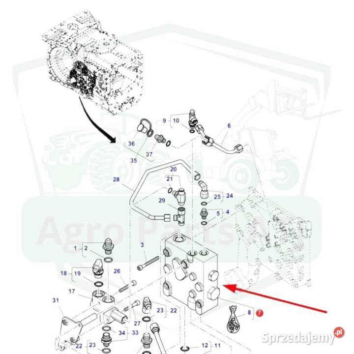 Zawór Piorytetowy Rexroth 4304443M1 Massey