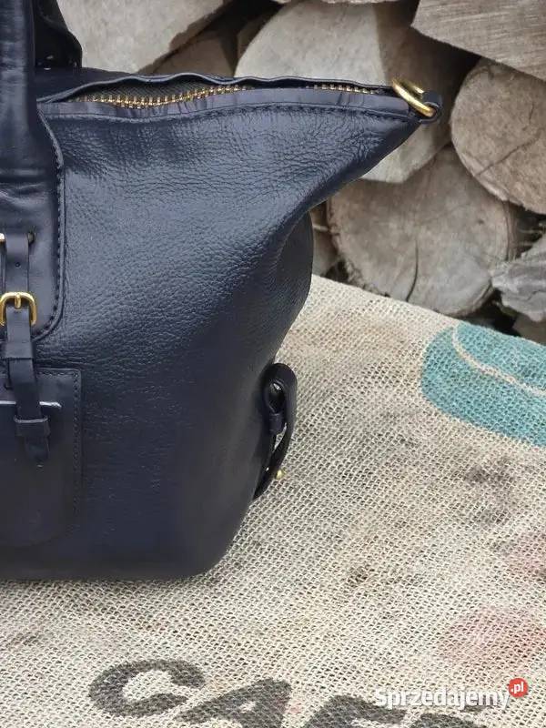 Marc Jacobs Duża skórzana torebka kuferek gruba