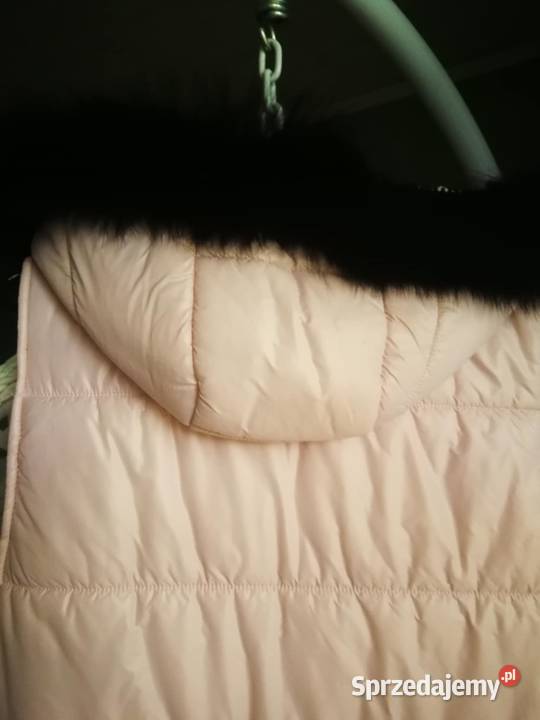 Pikowany bezrękawnik kamizelkaPudrowy róż Zielonki