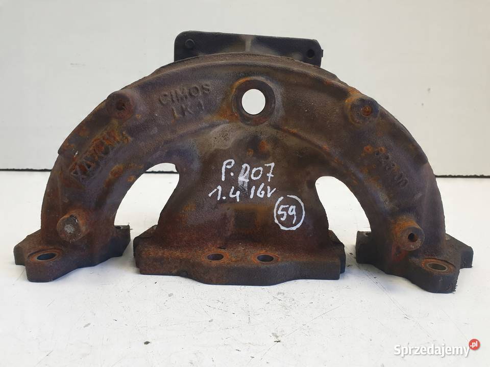 Peugeot 207 14 16V KOLEKTOR WYDECHOWY KFU Janów sprzedam