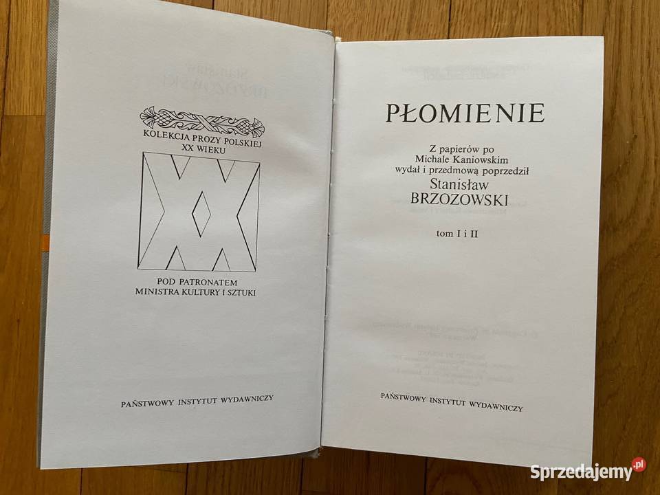 Stanisław Brzozowski Płomienie tom III Katowice