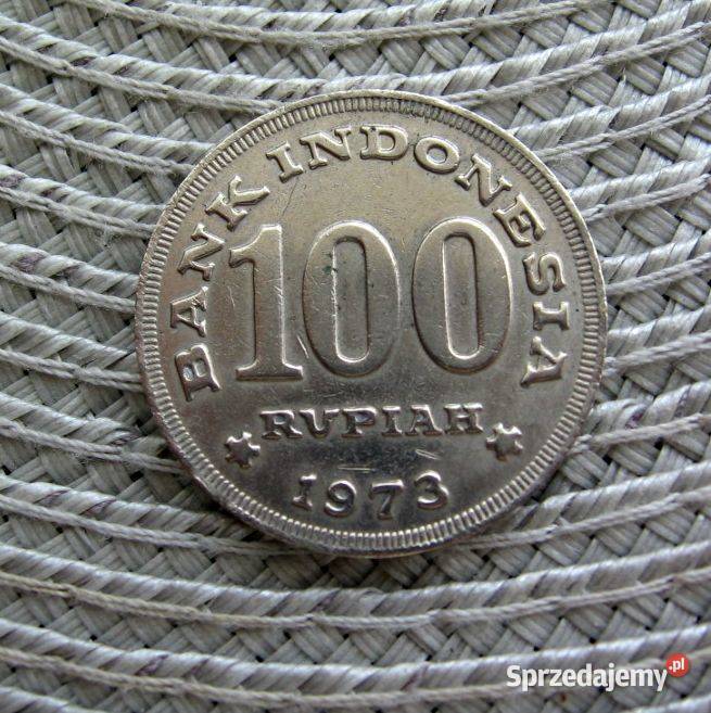 Indonezja 100 Rupi 1973r wielkopolskie Kalisz
