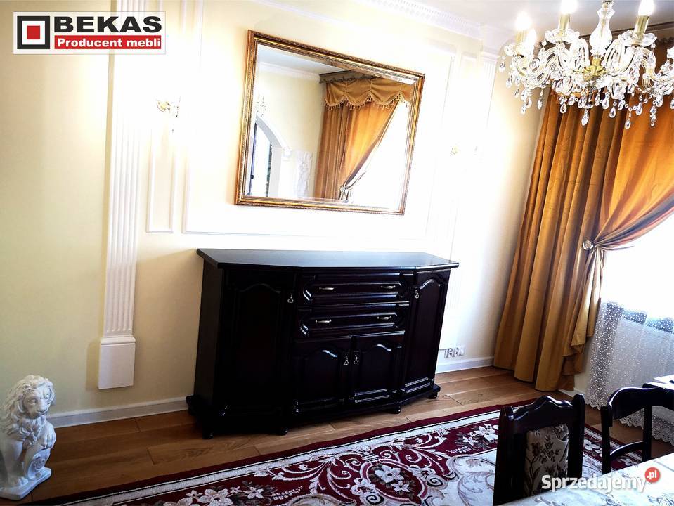 Stylowa Komoda 180 Wysoka 2S4D Orzech Włoski 180cm