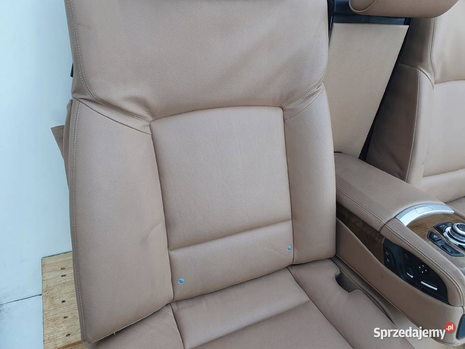 BMW F01 FOTEL FOTELE KOMPLET FOTELI DVD RUDE Rudka