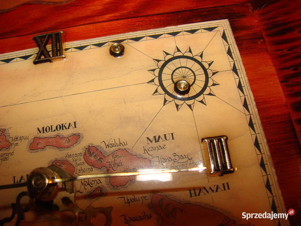 HAWAII pamiątkowy zegar Pruszcz Gdański