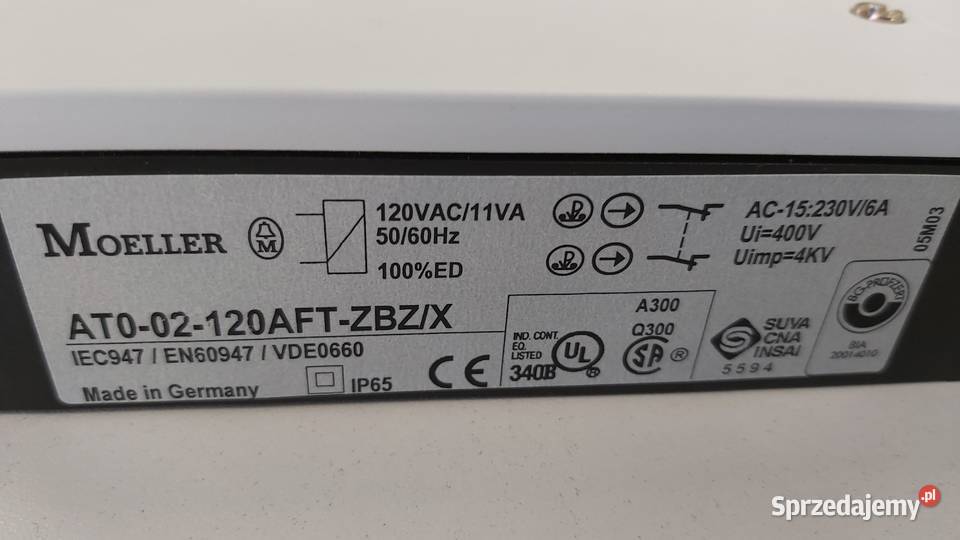 Wyłącznik krańcowy Moeller AT002120AFTZBZX Wyszków