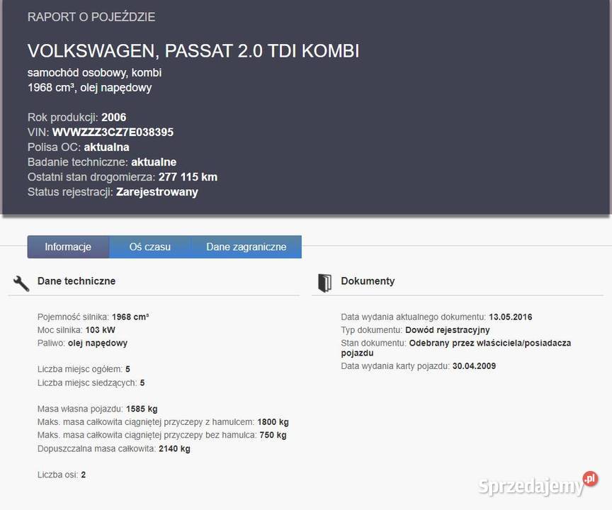 VW Passat kombi czarny 140KM Bydgoszcz