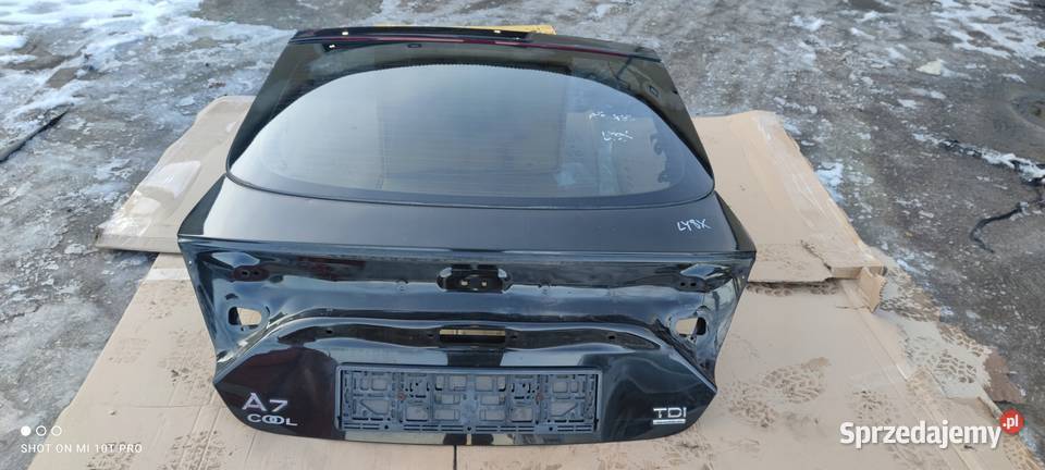 KLAPA TYŁ AUDI A7 4G8 S LINE LY8X ORYGINAŁ Przystajń