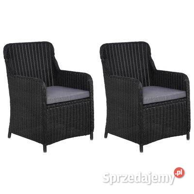 vidaXL Krzesła ogrodowe z poduszkami 2 mazowieckie Warszawa