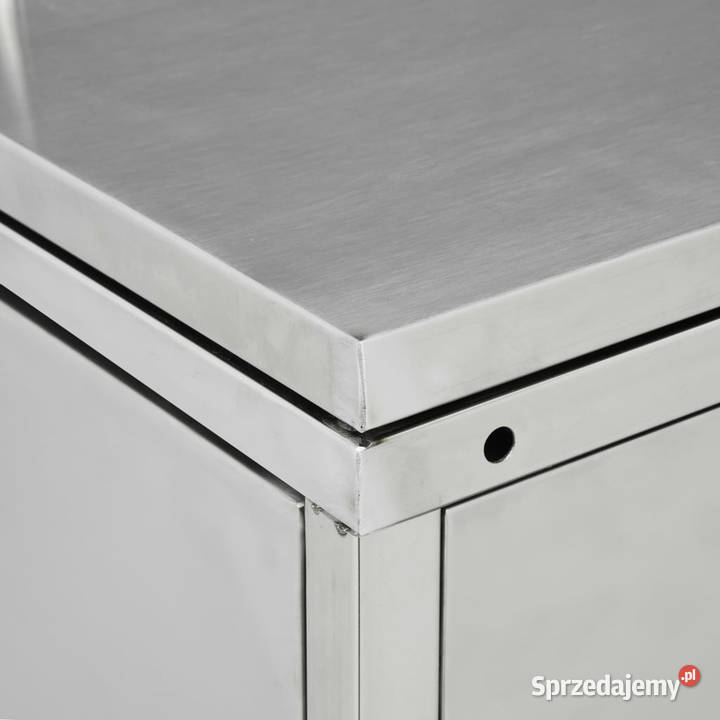 Pojedyncza osłona na kosz na śmieci 240 L stal Warszawa
