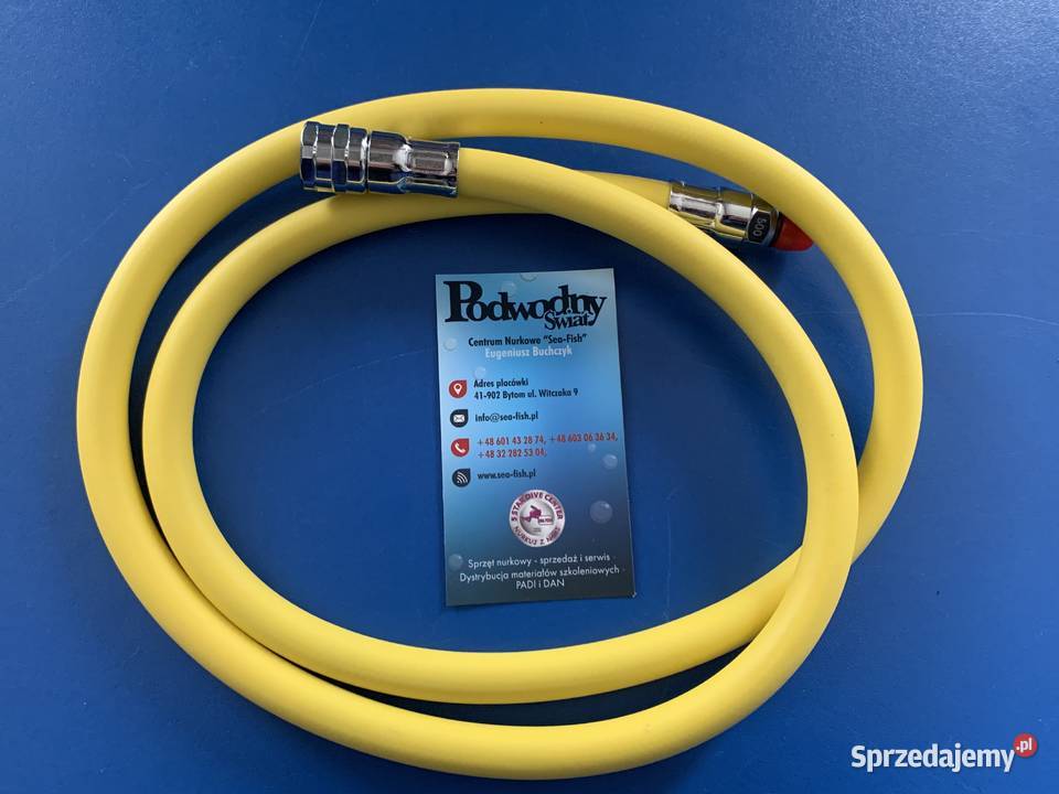 Wąż LP do ocotpusa gumowy żółty 120 Bytom