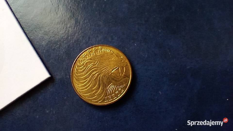 Stare monety 10 centym 2005 Etiopia Numizmatyka Lesko