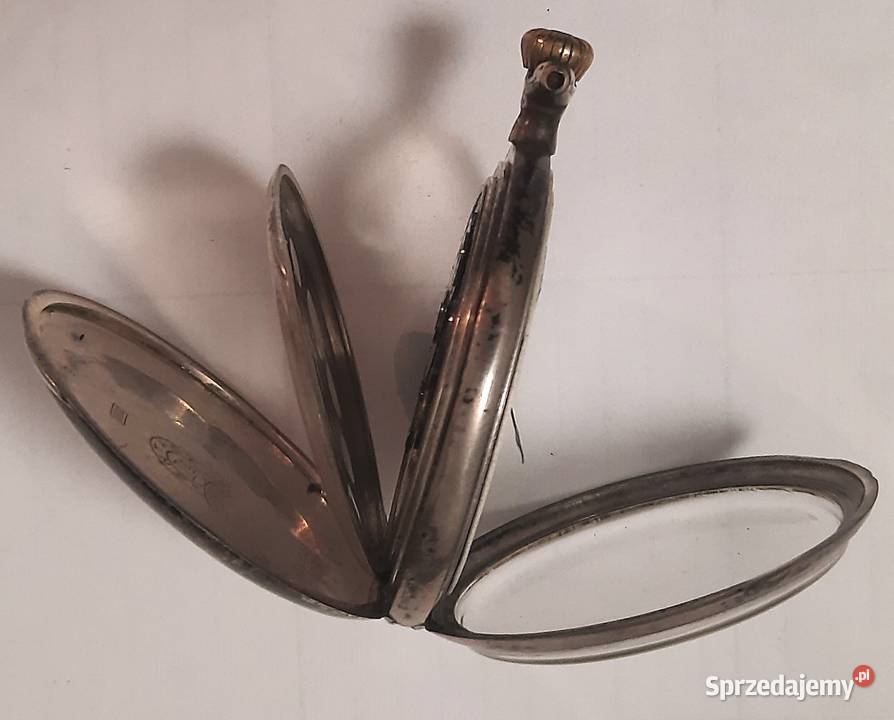 Stary Srebrny Zegarek Kieszonkowy INTACT Gliwice sprzedam