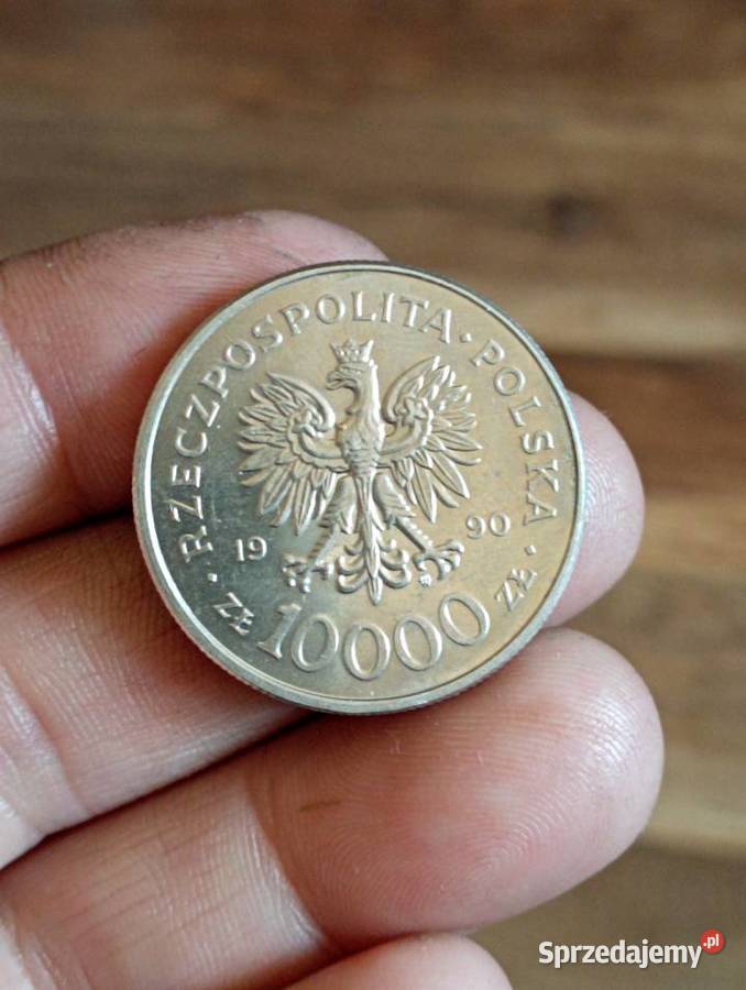 Sprzedam monete 10000 1990 r Solidarnosc Numizmatyka Chełm