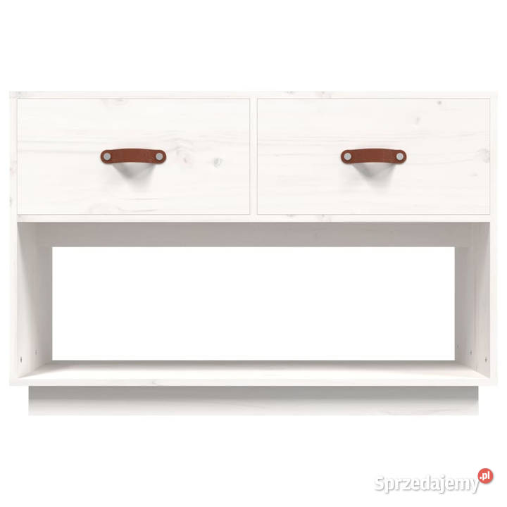 Szafka pod telewizor biała 90x40x60 lite drewno Warszawa