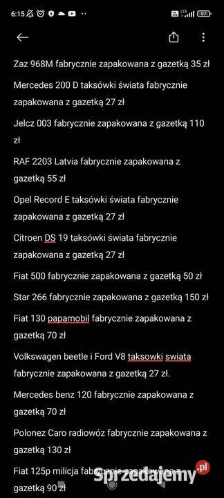 Kolekcja Kultowe Auta PRLu lubelskie Lublin