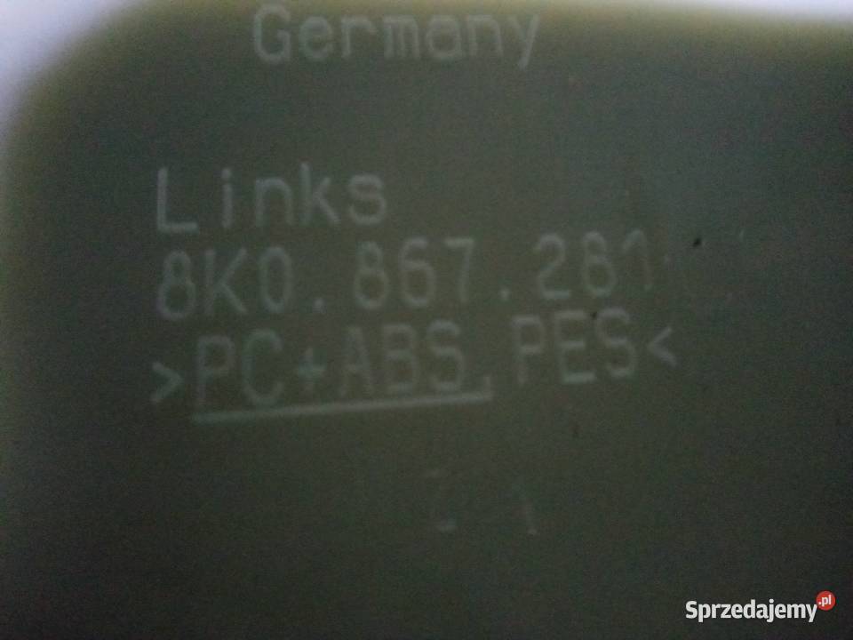 Audi A4 B8 Osłona Słupka Lewa Góra 8K0 867 281 osobowe wielkopolskie Turek