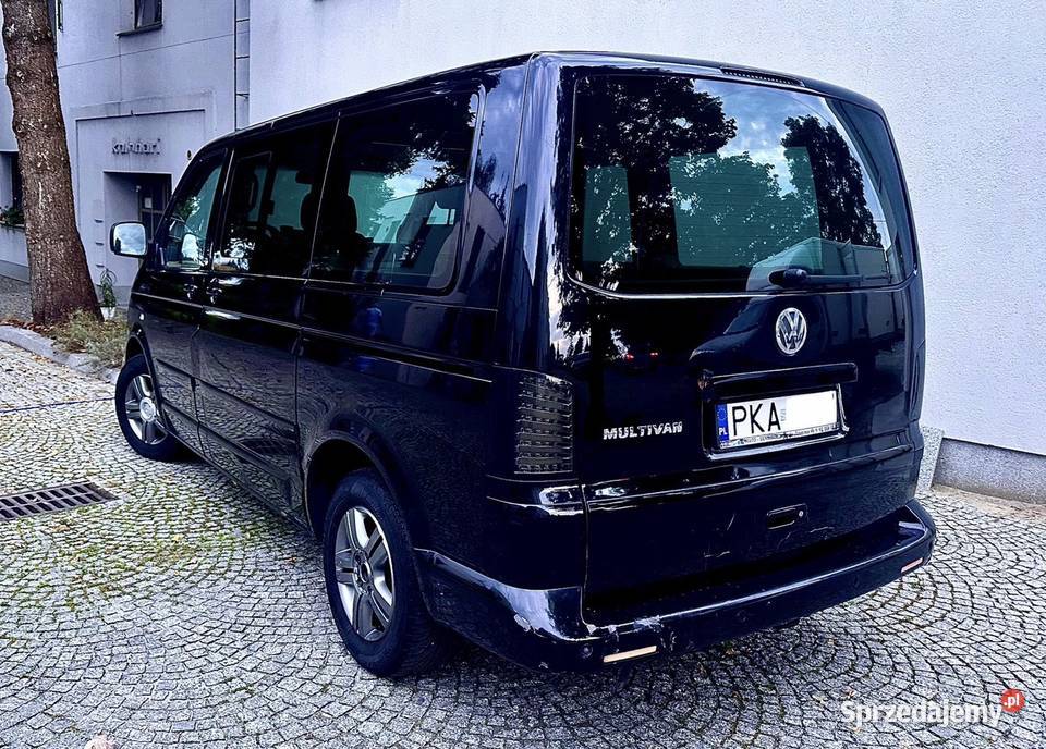 VW Multivan T5 Highline 1 właściciel kupiony w elektryczne szyby Multivan Kalisz
