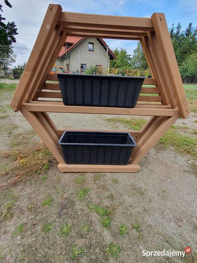 NOWA Półka drewniana donicedonica HEXEN MAXI Wrocław