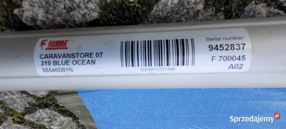 Markiza workowa Fiamma 310 do przyczepy Markizy i przedsionki Łódź